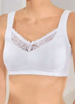 Outlet KUDRESHOV BH mit Elastikspitze WEISS