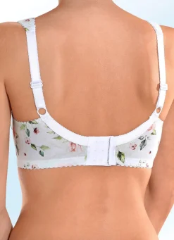 Sale KUDRESHOV BH mit Floraldessin WEISS-BUNT