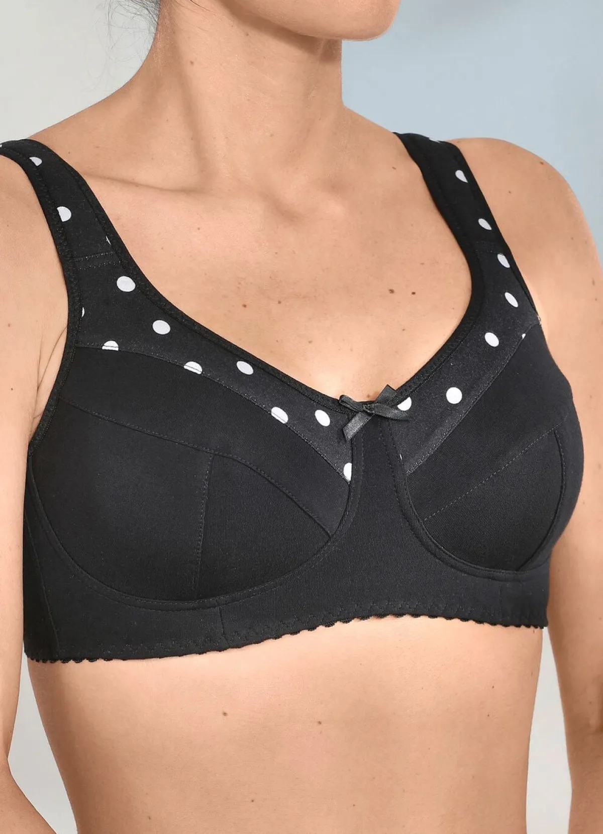 Clearance KUDRESHOV BH mit hohem Baumwollanteil SCHWARZ