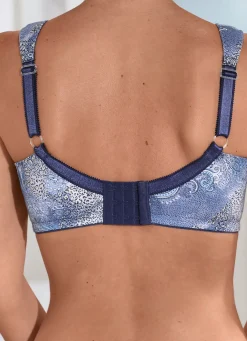 KUDRESHOV BH mit Paisleydessin JEANSBLAU-BUNT