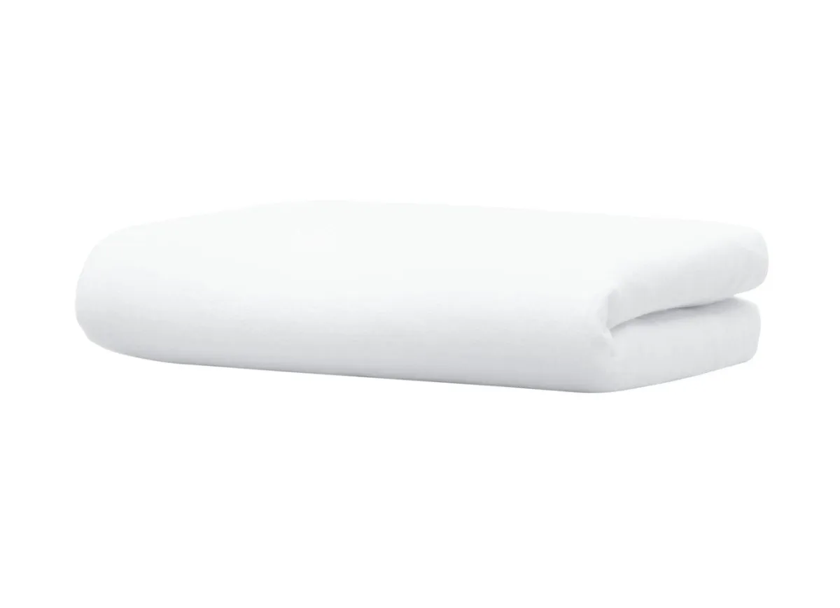 Clearance BADER Biber-Betttuch aus 100% Baumwolle WEISS