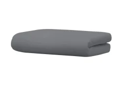Clearance BADER Biber-Betttuch aus 100% Baumwolle ANTHRAZIT