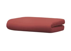 Hot BADER Biber-Betttuch aus 100% Baumwolle BORDEAUX