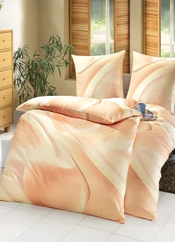 Discount BIBERNA Bettwäsche-Garnitur aus 100% Baumwolle BEIGE