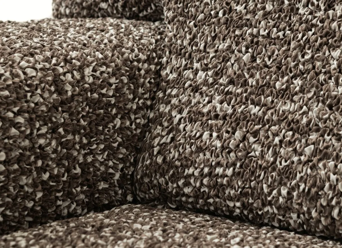Sale BADER Bi-elastische Mikrofaser-Stretchbezüge BRAUN