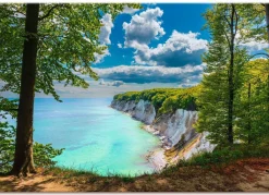Discount BADER Bild "Kreidefelsen an der Küste der Ostsee auf der Insel Rügen" BUNT
