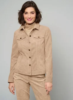Best BADER Blazer aus Cord CAMEL