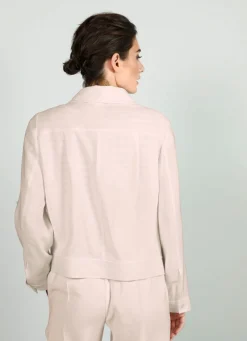 Hot BADER Blazer in Leinen-Optik SAND