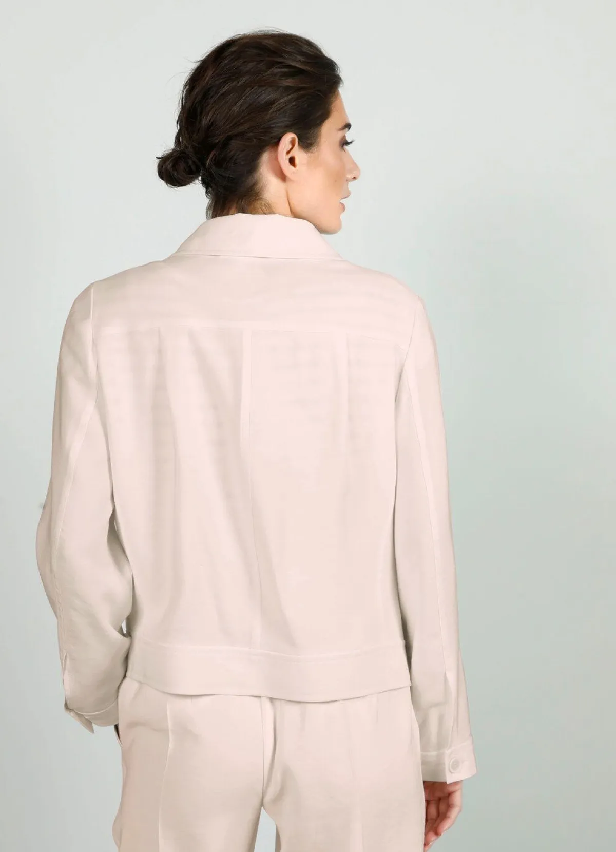 Hot BADER Blazer in Leinen-Optik SAND