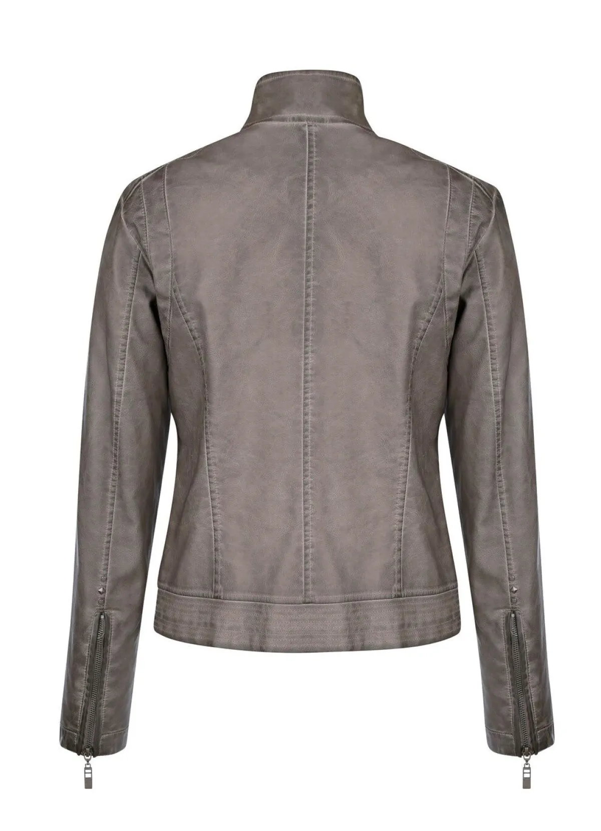 Best BADER Blazer mit dezenter Nietenzer GRAU