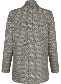 New BADER Blazer mit grafischem Dessin CAMEL-SCHWARZ
