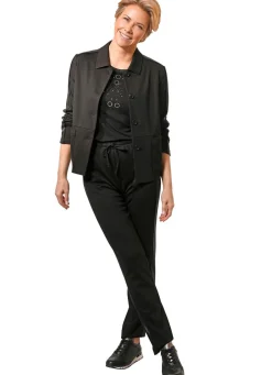 Clearance BADER Blazer mit Hemdkragen SCHWARZ