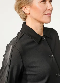 Clearance BADER Blazer mit Hemdkragen SCHWARZ