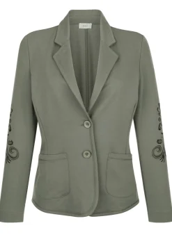 Sale BADER Blazer mit Knopfleiste SCHILFGRÜN