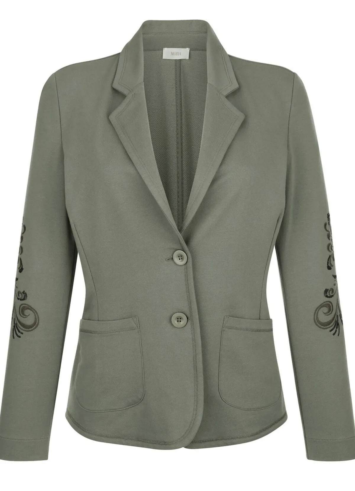 Sale BADER Blazer mit Knopfleiste SCHILFGRÜN