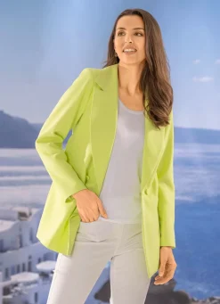 Hot BADER Blazer mit Reverskragen LIMETTE