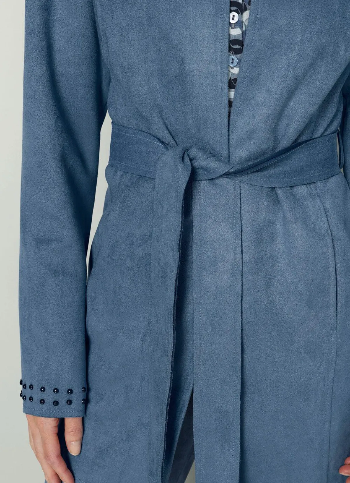 Clearance BADER Blazer mit Nietenzier an den Ärmelabschlüssen RAUCHBLAU