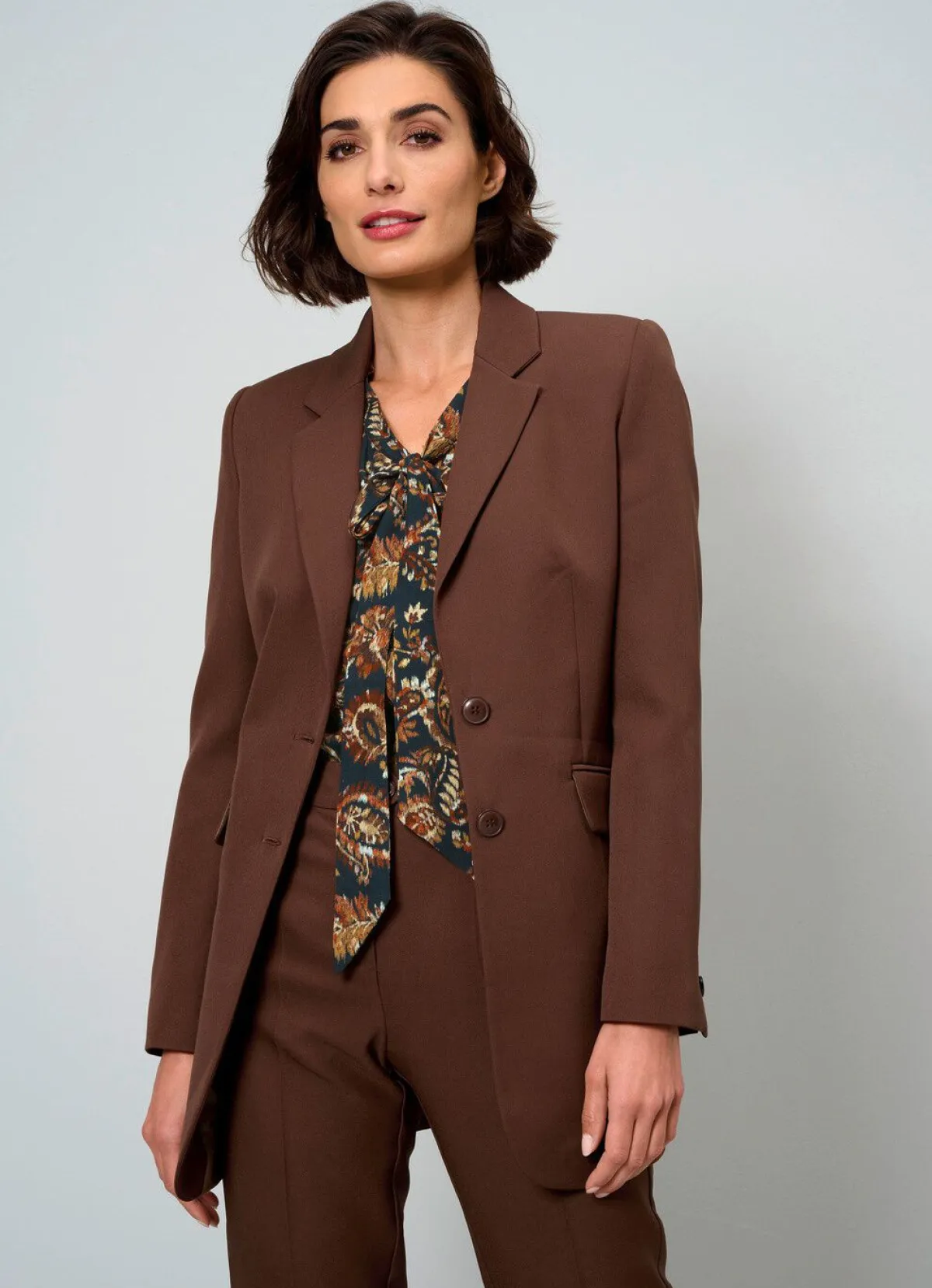 Best BADER Blazer mit Reverskragen SCHOKOBRAUN