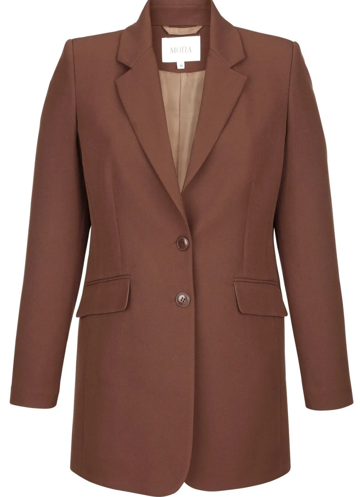 Best BADER Blazer mit Reverskragen SCHOKOBRAUN