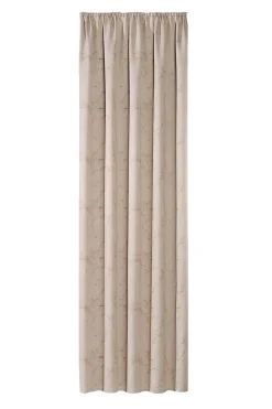 New BADER Blickdichter Verdunkelungsschal mit Kräuselband BEIGE