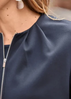 Clearance Tizia Blouson mit Reißverschlussleiste MARINE