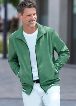 Discount BADER Blouson mit Seitentaschen DUNKELGRÜN