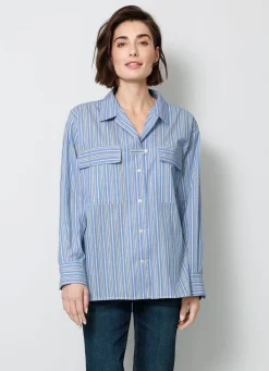 Clearance BADER Bluse MARINE-WEISS