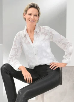 New BADER Bluse von TIZIA ECRU