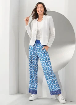 BADER Blusenblazer mit Schulterpolstern ECRU