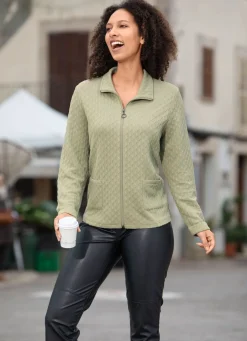 Discount BADER Blusenjacke mit aufgesetzten Taschen PISTAZIE