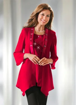 Discount BADER Blusen-Set, 2-teilig ROT