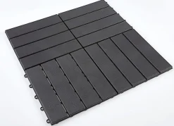 Hot BADER Bodenplatten, 4er Set SCHWARZ