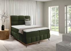 BADER Boxspringbett grün