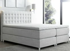 Clearance BADER Boxspringbett mit Topper GRAU
