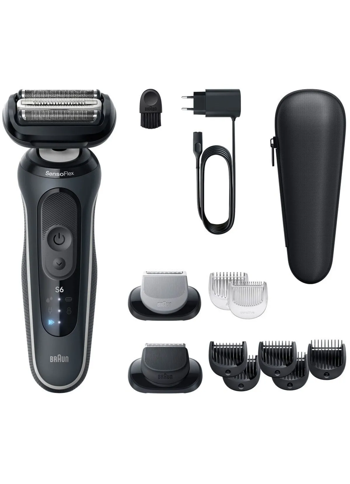 Clearance BRAUN Akku-/Netz-Rasierer 62-G1650s GRAU