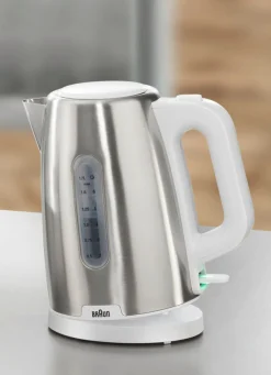 Discount BADER BRAUN Frühstücksserie PurShine aus hochwertigem Edelstahl WEISS-SILBER