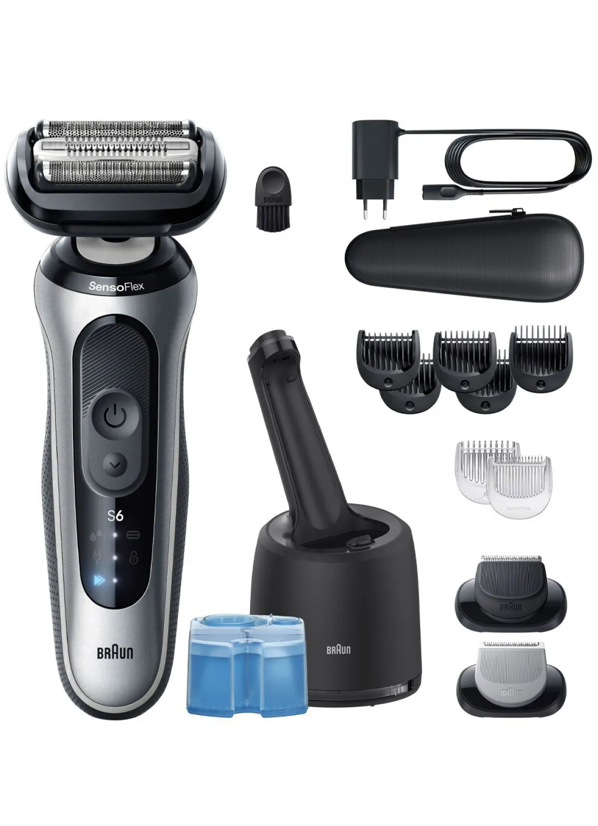 Clearance BRAUN "" Rasierer 62-S7650cc SILBER