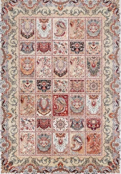 Clearance BADER Brücken, Galerie und Teppiche mit Seideneffekt BEIGE