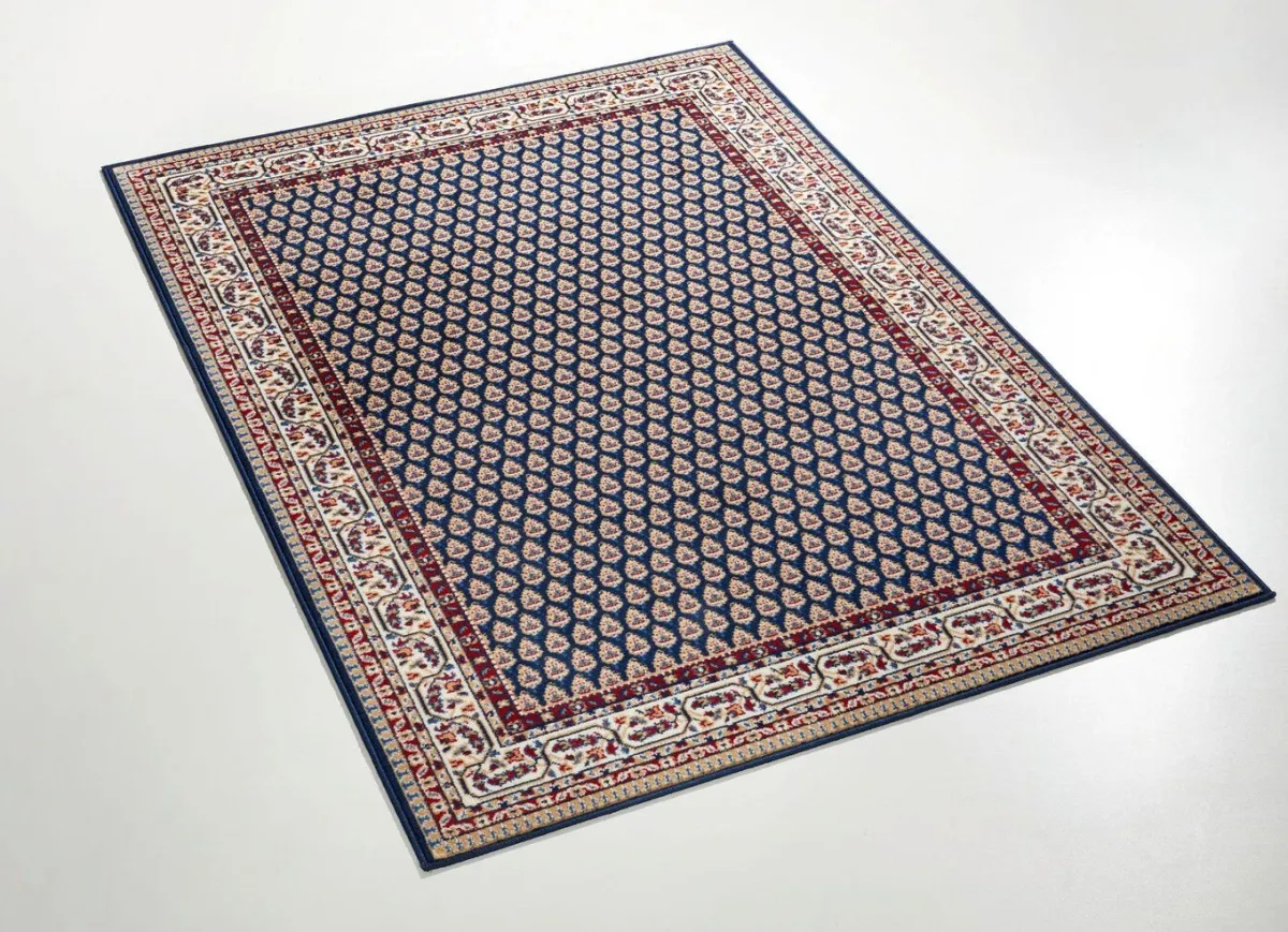 New BADER Brücken/Teppiche und Bettumrandungen mit Mir-Muster BLAU