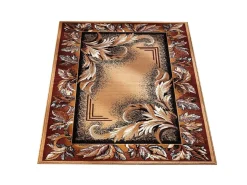 Discount BADER Brücken, Teppiche und Bettumrandung mit floralem Dessin BEIGE BORDÜRE