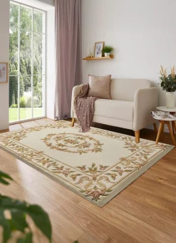 Best BADER Brücken und Teppiche aus reiner Schurwolle BEIGE