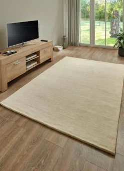 Discount BADER Brücken und Teppiche aus Schurwolle BEIGE