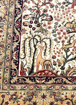 Sale BADER Brücken und Teppiche in prachtvollem persischen Dessin ROT