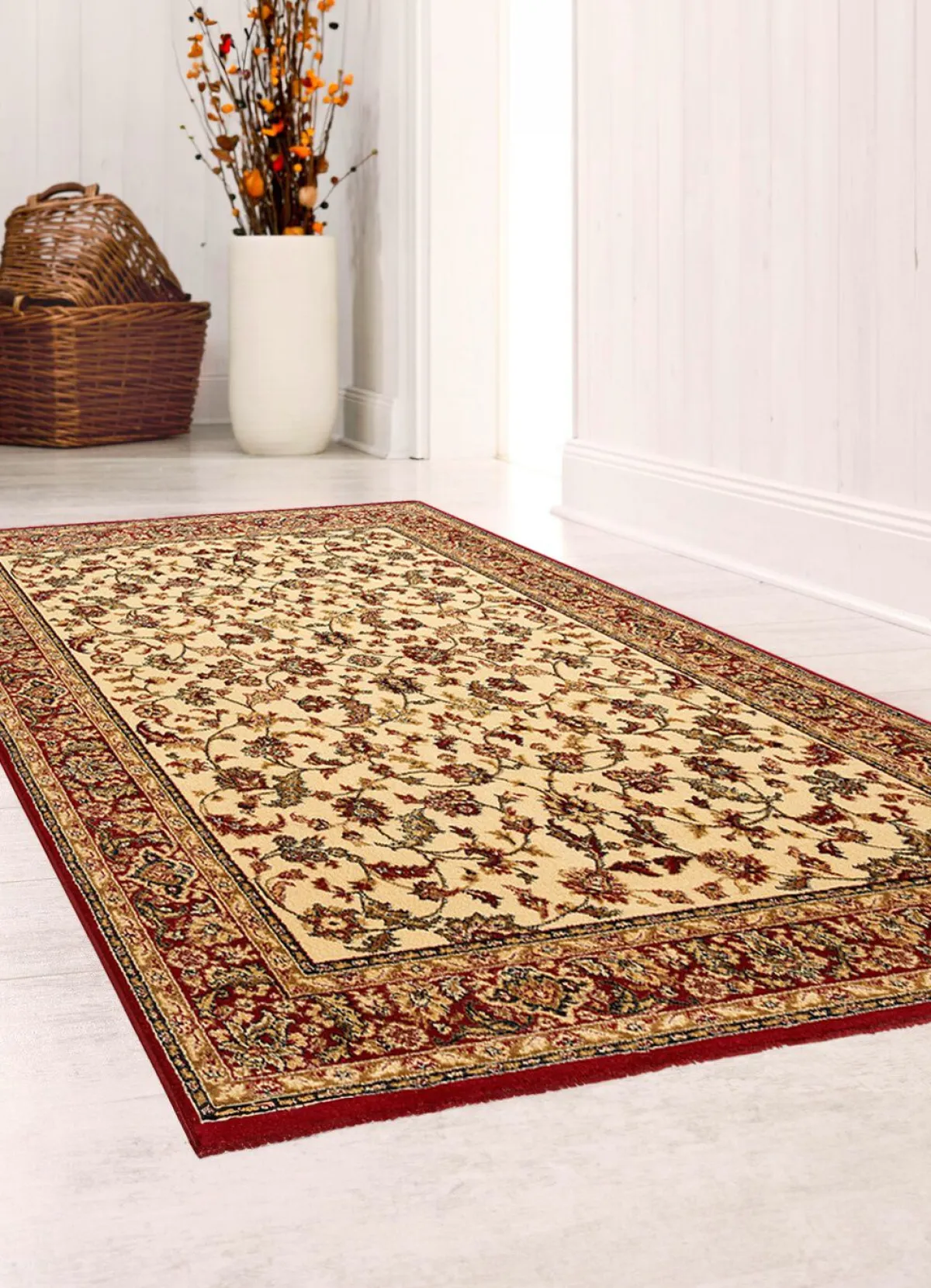 Hot BADER Brücken und Teppiche mit besonders hoher Flordichte BEIGE GEMUSTERT