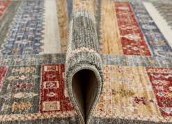 Online BADER Brücken und Teppiche mit Textil-Rückseite GRÜN-MULTICOLOR