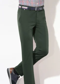 Discount BADER "Brühl"-Hose mit Gürtel in 3 Farben TANNENGRÜN