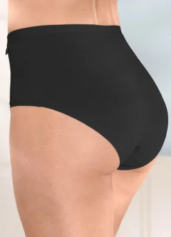 Best brio lingerie Fünferpack Slips SCHWARZ