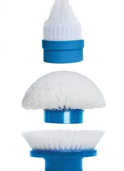 Sale MEDIA SHOP Bürsten, 3er-Set, für die Hurricane Spin Scrubber Reinigungsbürste WEISS