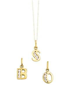 Best BADER Buchstabenanhänger aus edlem Gold
