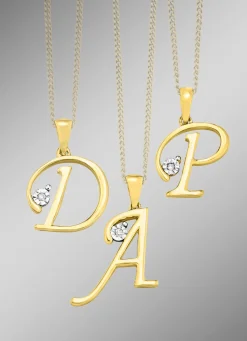 Clearance BADER Buchstabenanhänger mit Brillant